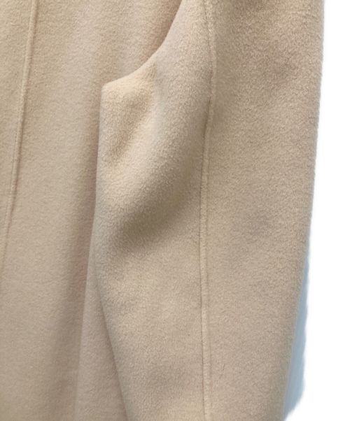 TOMORROW LAND（トゥモローランド）TOMORROW LAND (トゥモローランド) リバーメルトン コクーンコート ベージュ サイズ:36の古着・服飾アイテム