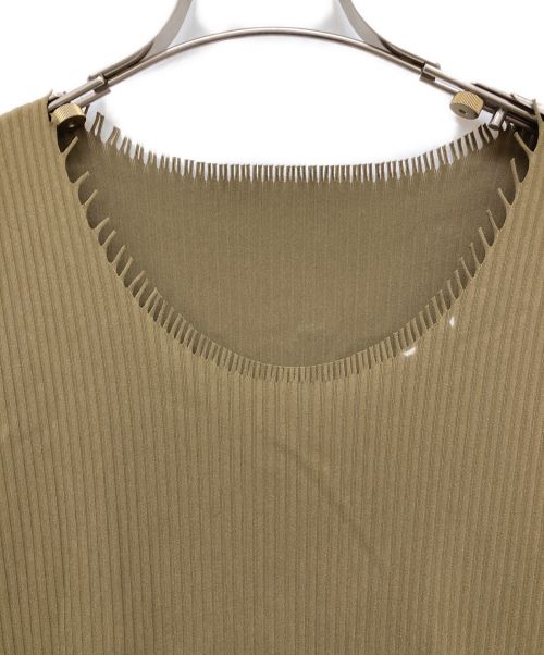 PLEATS PLEASE（プリーツプリーズ）PLEATS PLEASE (プリーツプリーズ) ノースリーブブラウス ブラウン サイズ:3の古着・服飾アイテム