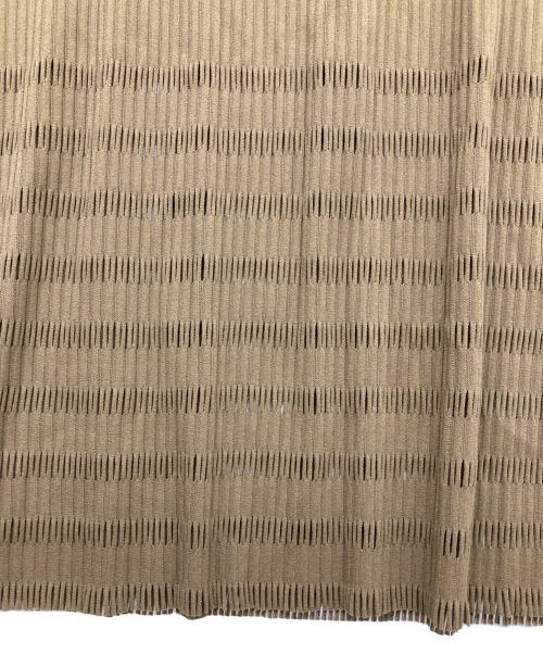 PLEATS PLEASE（プリーツプリーズ）PLEATS PLEASE (プリーツプリーズ) ノースリーブブラウス ブラウン サイズ:3の古着・服飾アイテム