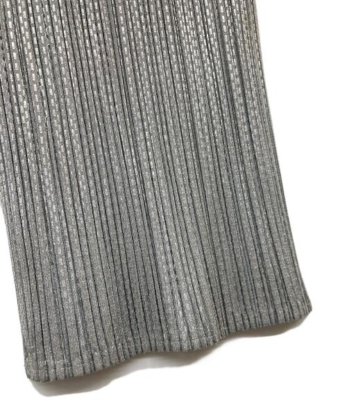 PLEATS PLEASE（プリーツプリーズ）PLEATS PLEASE (プリーツプリーズ) プリーツパンツ シルバー サイズ:-の古着・服飾アイテム