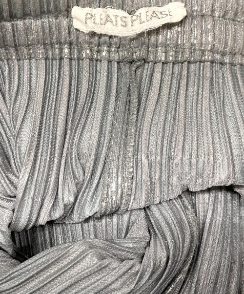 PLEATS PLEASE（プリーツプリーズ）PLEATS PLEASE (プリーツプリーズ) プリーツパンツ シルバー サイズ:-の古着・服飾アイテム
