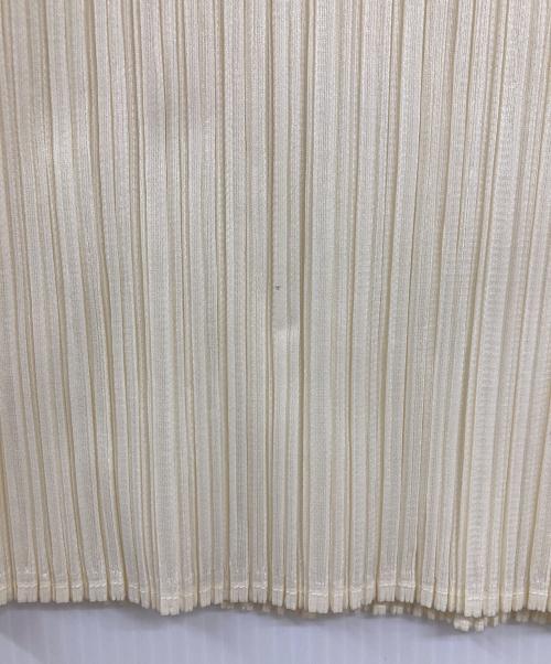 PLEATS PLEASE（プリーツプリーズ）PLEATS PLEASE (プリーツプリーズ) ノースリーブカットソー/プリーツカットソー/プリーツノースリーブカットソー/pp05-JK006 ベージュ サイズ:3の古着・服飾アイテム