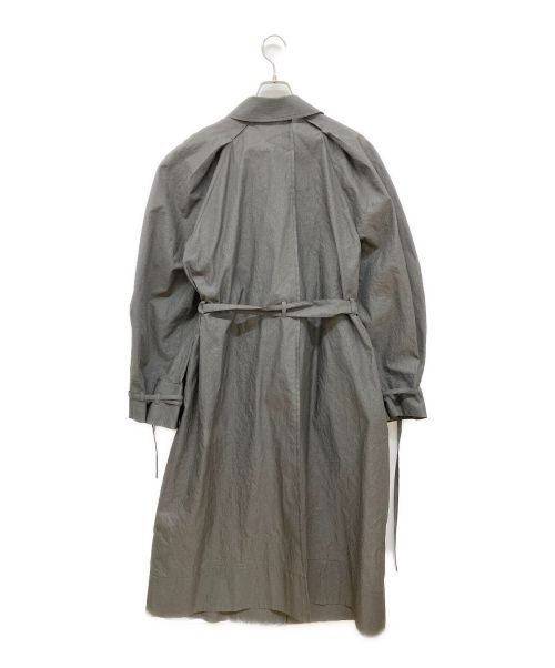 IRENE（アイレネ）IRENE (アイレネ) マイクロギンガムチェックコート グリーン サイズ:36の古着・服飾アイテム