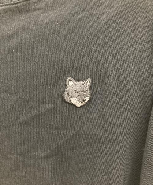 maison kitsune（メゾンキツネ）MAISON KITSUNE (メゾンキツネ) フォックスヘッド/MAISON KITSUNE クルーネックTシャツ 