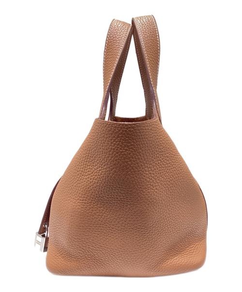 HERMES（エルメス）HERMES (エルメス) ピコタンロックPM/トリヨンクレマンス/ゴールド/Y刻印2020年製/シルバー金具 ゴールド サイズ:PMの古着・服飾アイテム
