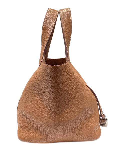 HERMES（エルメス）HERMES (エルメス) ピコタンロックPM/トリヨンクレマンス/ゴールド/Y刻印2020年製/シルバー金具 ゴールド サイズ:PMの古着・服飾アイテム
