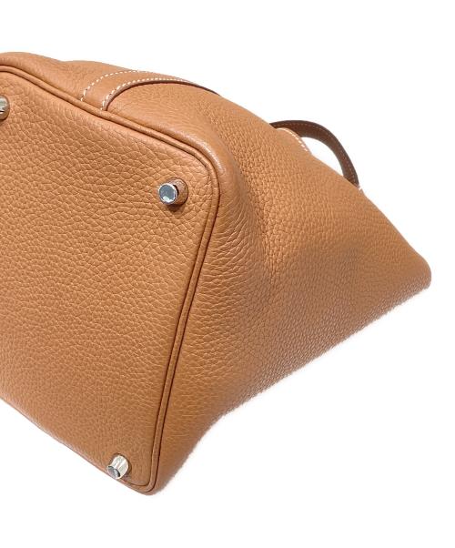 HERMES（エルメス）HERMES (エルメス) ピコタンロックPM/トリヨンクレマンス/ゴールド/Y刻印2020年製/シルバー金具 ゴールド サイズ:PMの古着・服飾アイテム