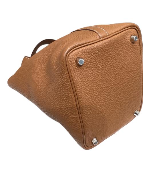 HERMES（エルメス）HERMES (エルメス) ピコタンロックPM/トリヨンクレマンス/ゴールド/Y刻印2020年製/シルバー金具 ゴールド サイズ:PMの古着・服飾アイテム
