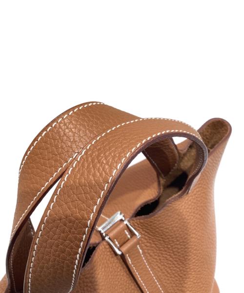 HERMES（エルメス）HERMES (エルメス) ピコタンロックPM/トリヨンクレマンス/ゴールド/Y刻印2020年製/シルバー金具 ゴールド サイズ:PMの古着・服飾アイテム