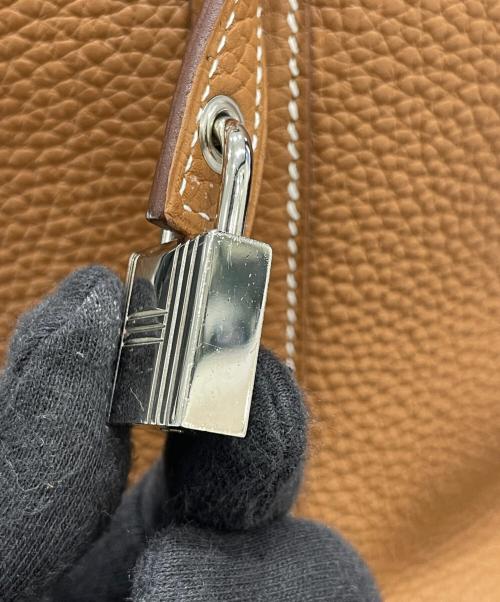 HERMES（エルメス）HERMES (エルメス) ピコタンロックPM/トリヨンクレマンス/ゴールド/Y刻印2020年製/シルバー金具 ゴールド サイズ:PMの古着・服飾アイテム