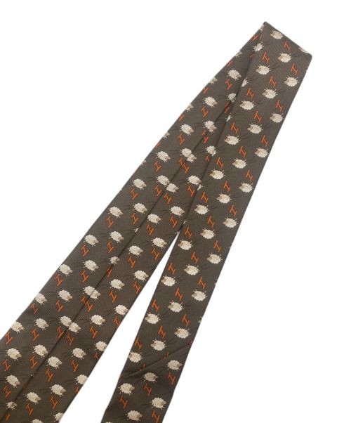 HERMES（エルメス）HERMES (エルメス) ネクタイ ブラウン サイズ:- 未使用品の古着・服飾アイテム