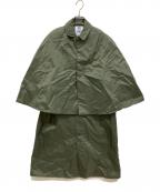 Mister Antonyミスターアントニー）の古着「レインケープ/レイヤードコート」｜グリーン
