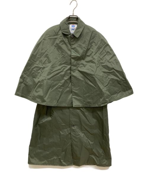 Mister Antony（ミスターアントニー）Mister Antony (ミスターアントニー) レインケープ/レイヤードコート グリーン サイズ:XSの古着・服飾アイテム