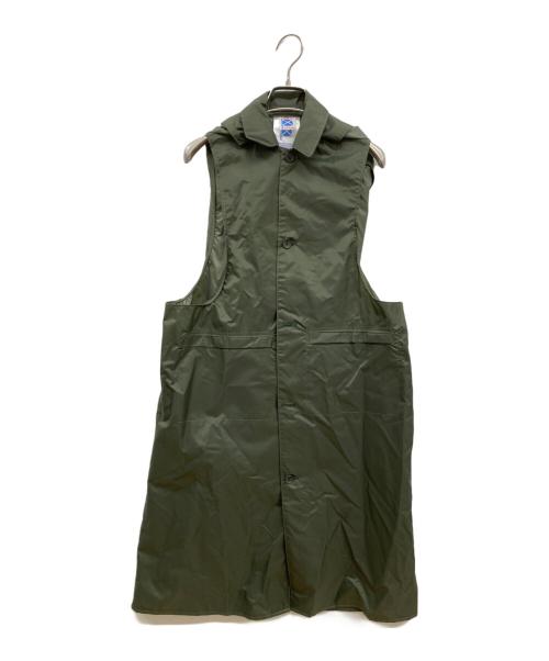 Mister Antony（ミスターアントニー）Mister Antony (ミスターアントニー) レインケープ/レイヤードコート グリーン サイズ:XSの古着・服飾アイテム