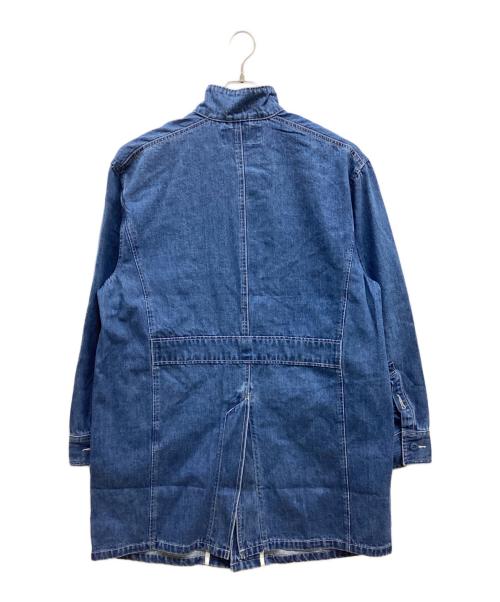 MFC STORE（エムエフシーストア）MFC STORE (エムエフシーストア) LONG SHOP COAT/デニムコート/MFC22s-tp-0044 ブルー【INDIGO BLUE】 サイズ:Lの古着・服飾アイテム