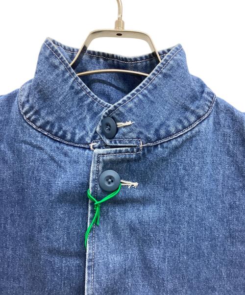 MFC STORE（エムエフシーストア）MFC STORE (エムエフシーストア) LONG SHOP COAT/デニムコート/MFC22s-tp-0044 ブルー【INDIGO BLUE】 サイズ:Lの古着・服飾アイテム