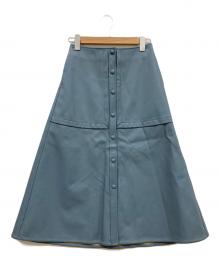 FFIXXED STUDIOS（フィックスステュディオス）の古着「エコレザースカート」｜スカイブルー