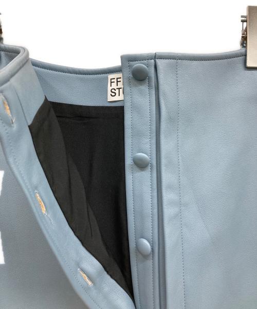 FFIXXED STUDIOS（フィックスステュディオス）ffixxed studios (フィックスステュディオス) エコレザースカート スカイブルー サイズ:xsの古着・服飾アイテム