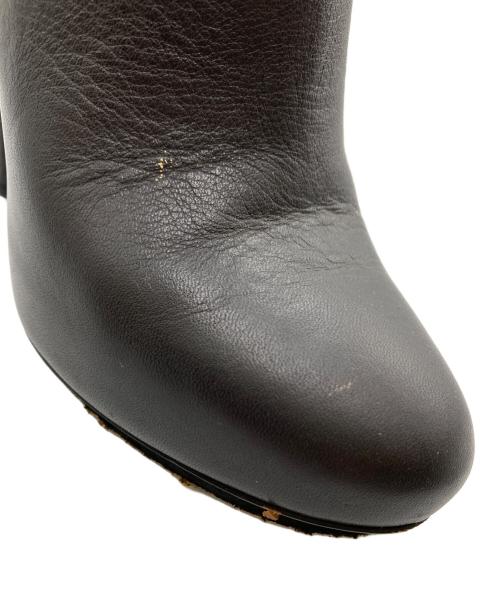 BALENCIAGA（バレンシアガ）BALENCIAGA (バレンシアガ) レザーショートブーツ チャコールグレー サイズ:36の古着・服飾アイテム