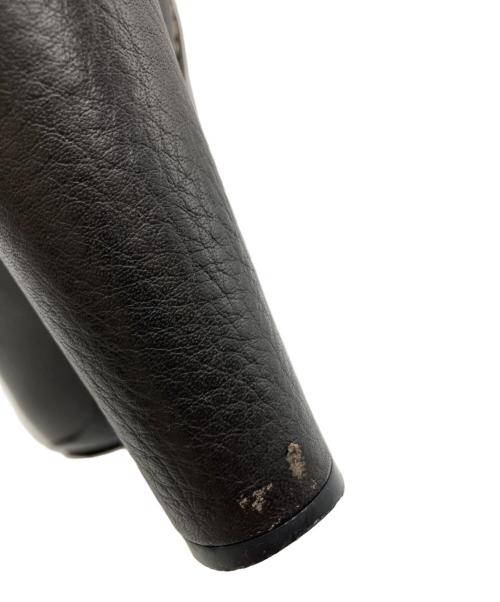 BALENCIAGA（バレンシアガ）BALENCIAGA (バレンシアガ) レザーショートブーツ チャコールグレー サイズ:36の古着・服飾アイテム