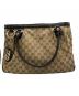 GUCCI（グッチ）の古着「GGキャンバス レザーコンビトートバッグ」