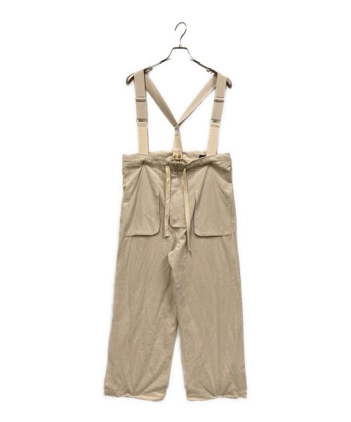 Sea Room lynn（シールームリン）Sea Room Lynn (シールームリン) クレープコットンワークサロペット ナチュラル サイズ:SIZE Mの古着・服飾アイテム