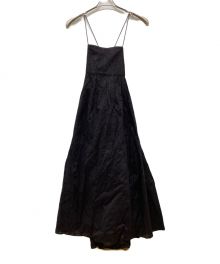 Sea Room lynn（シールームリン）の古着「カットジャガードティアードワンピース」｜ブラック