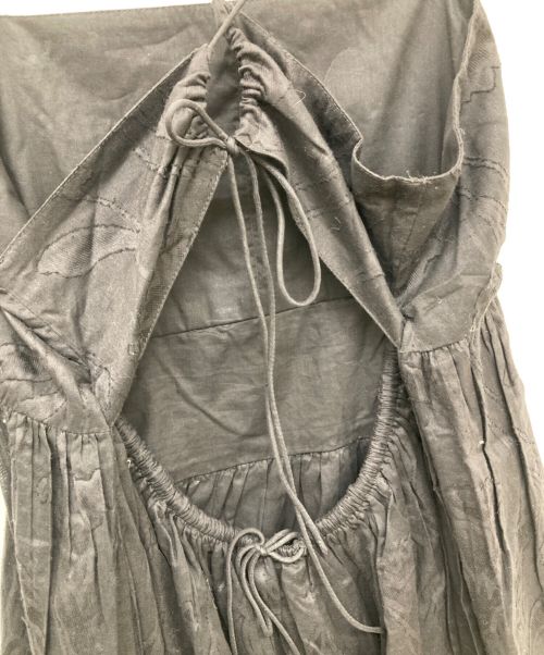 Sea Room lynn（シールームリン）Sea Room lynn (シールームリン) カットジャガードティアードワンピース ブラック サイズ:S 未使用品の古着・服飾アイテム