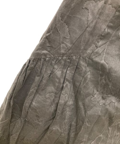 Sea Room lynn（シールームリン）Sea Room lynn (シールームリン) カットジャガードティアードワンピース ブラック サイズ:S 未使用品の古着・服飾アイテム