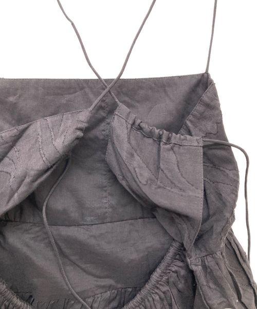 Sea Room lynn（シールームリン）Sea Room lynn (シールームリン) カットジャガードティアードワンピース ブラック サイズ:S 未使用品の古着・服飾アイテム