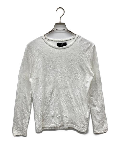 Y's（ワイズ）Y's (ワイズ) MERCERIZED JERSEY YS STITCH LONG T ホワイト サイズ:3の古着・服飾アイテム