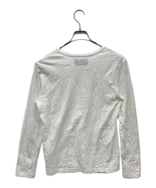 Y's（ワイズ）Y's (ワイズ) MERCERIZED JERSEY YS STITCH LONG T ホワイト サイズ:3の古着・服飾アイテム