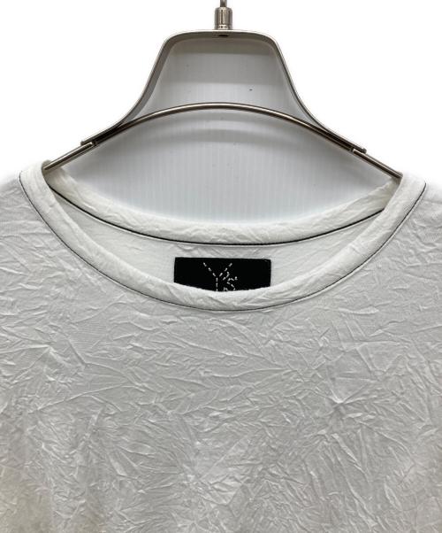 Y's（ワイズ）Y's (ワイズ) MERCERIZED JERSEY YS STITCH LONG T ホワイト サイズ:3の古着・服飾アイテム