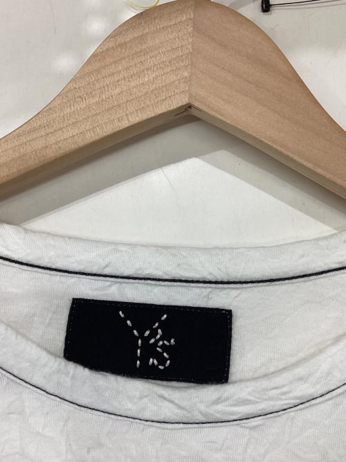 Y's（ワイズ）Y's (ワイズ) MERCERIZED JERSEY YS STITCH LONG T ホワイト サイズ:3の古着・服飾アイテム