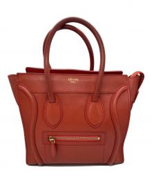 CELINE（セリーヌ）の古着「ラゲージマイクロショッパー」｜レッド