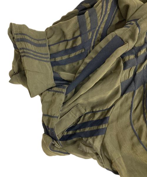 Y's（ワイズ）Y's (ワイズ) レーヨンシアーシャツ/半袖レーヨンシャツ/YZ-B05-208 カーキ サイズ:Sの古着・服飾アイテム