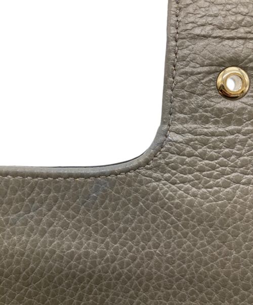 GUCCI（グッチ）GUCCI (グッチ) インターロッキング チェーン ショルダー バッグ グレーの古着・服飾アイテム