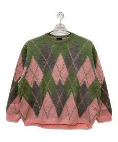 トップス DAIRIKU Argyle Mohair Knit Cardigan 中古・古着通販】DAIRIKU (ダイリク) 22AW Argyle Mohair Knit
