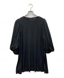 ELE STOLYOF（エレ ストリオフ）の古着「パフスリーブプルオーバー」｜ブラック