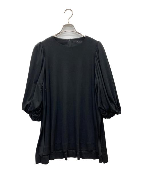 ELE STOLYOF（エレ ストリオフ）ELE STOLYOF (エレ ストリオフ) パフスリーブプルオーバー ブラック サイズ:38の古着・服飾アイテム