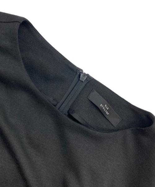 ELE STOLYOF（エレ ストリオフ）ELE STOLYOF (エレ ストリオフ) パフスリーブプルオーバー ブラック サイズ:38の古着・服飾アイテム