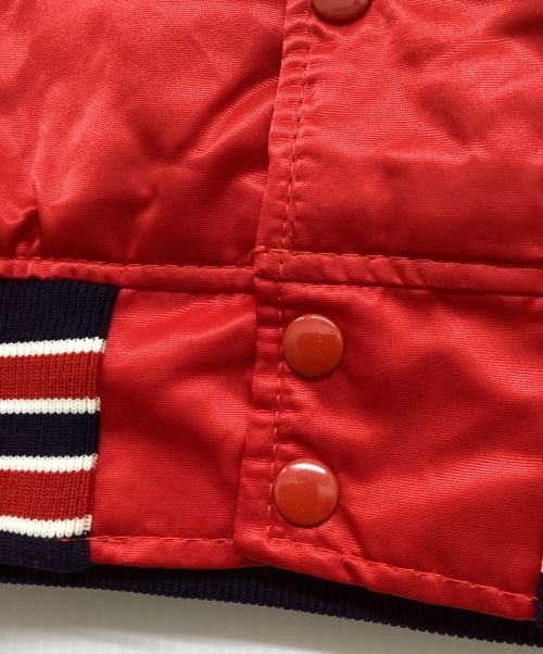 STARTER（スターター）STARTER (スターター) 90s スタジャン レッド サイズ:Sの古着・服飾アイテム