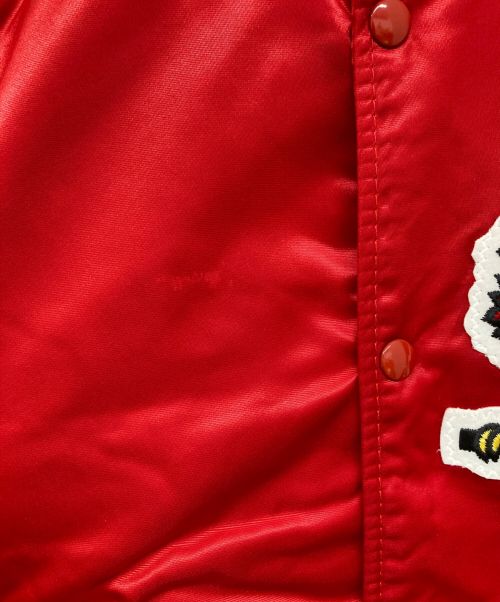 STARTER（スターター）STARTER (スターター) 90s スタジャン レッド サイズ:Sの古着・服飾アイテム