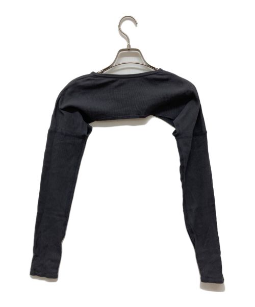 OVERNEATH（オーバーニース）OVERNEATH (オーバーニース) Rib Sleeves039 グレー サイズ:Sの古着・服飾アイテム