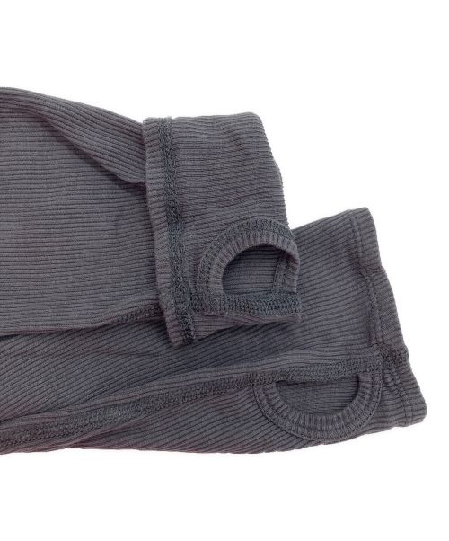 OVERNEATH（オーバーニース）OVERNEATH (オーバーニース) Rib Sleeves039 グレー サイズ:Sの古着・服飾アイテム