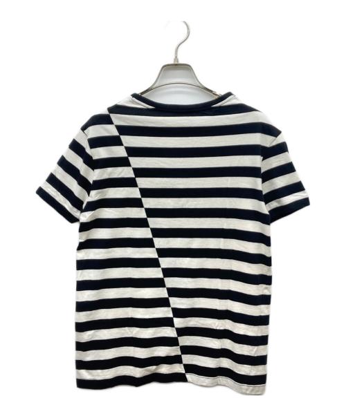 Saint Laurent Paris（サンローランパリ）Saint Laurent Paris (サンローランパリ) ボーダーカットソー ホワイト×ブラック サイズ:Sの古着・服飾アイテム