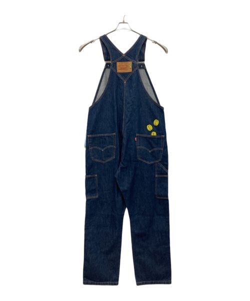 LEVI'S PReMIUM（リーバイス プレミアム）LEVI'S PReMIUM (リーバイスプレミアム) SUPER MARIO (スーパーマリオ) SUPER MARIOコラボ/マリオコラボ/デニムオーバーオール/4515029319 インディゴ サイズ:XL 未使用品の古着・服飾アイテム