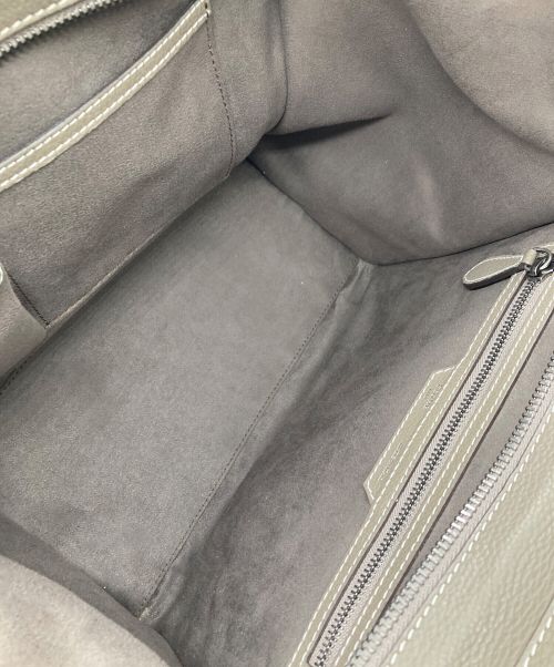 CELINE（セリーヌ）CELINE (セリーヌ) ラゲージ マイクロショッパー/ハンドバッグ/ﾚｻﾞｰバッグ/バッグ ベージュの古着・服飾アイテム