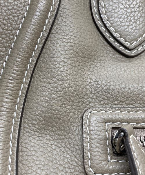 CELINE（セリーヌ）CELINE (セリーヌ) ラゲージ マイクロショッパー/ハンドバッグ/ﾚｻﾞｰバッグ/バッグ ベージュの古着・服飾アイテム