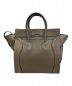CELINE (セリーヌ) ラゲージ マイクロショッパー/ハンドバッグ/ﾚｻﾞｰバッグ/バッグ ベージュ：67000円